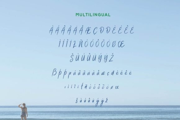 Summer Wednesday Font Poster 7