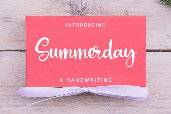 Summerday Font Poster 1