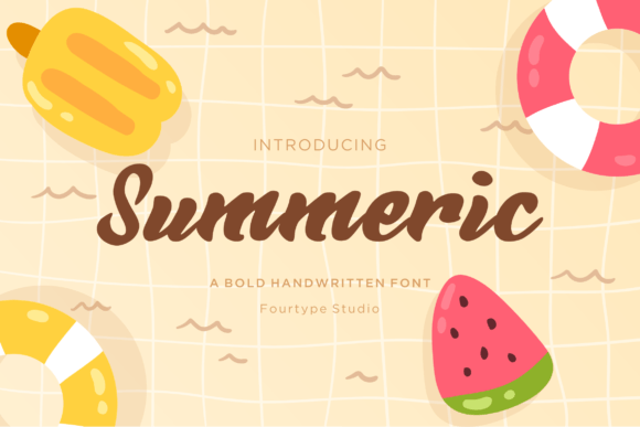 Summeric Font Poster 1