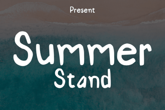 Summerstand Font Poster 1
