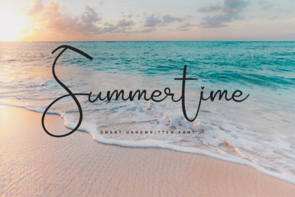 Summertime Font Poster 1