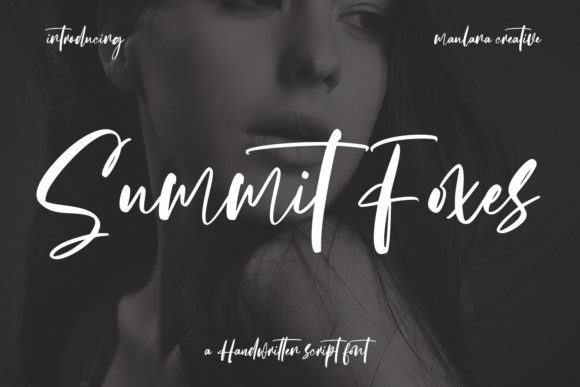 Summit Foxes Font Poster 1