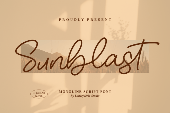 Sunblast Font Poster 1