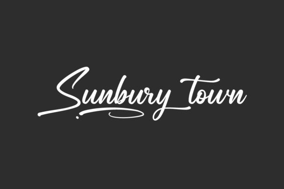 Sunbury Town Font
