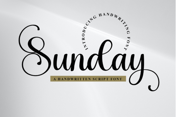 Sunday Font Poster 1