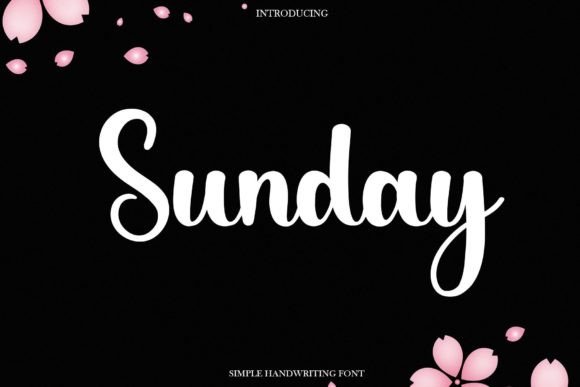 Sunday Font Poster 1