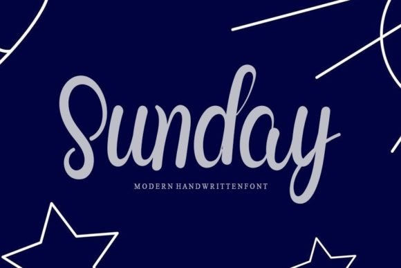 Sunday Font Poster 1