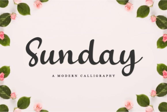 Sunday Font Poster 1