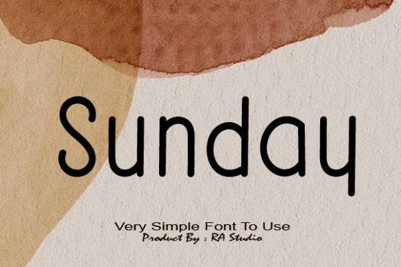 Sunday Font