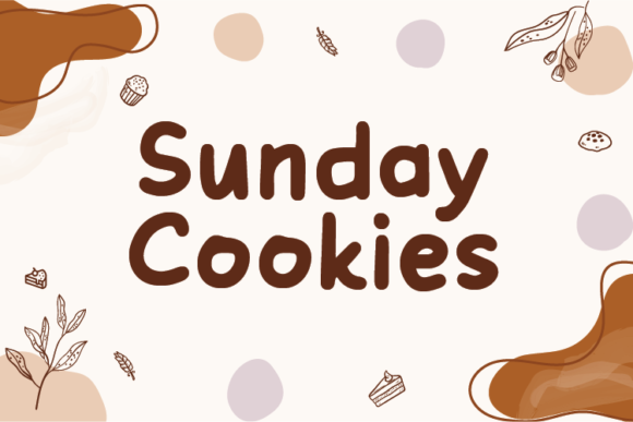 Sunday Cookies Font Poster 1