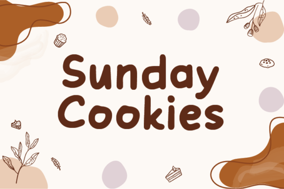 Sunday Cookies Font Sunday Cookies Font Poster 1