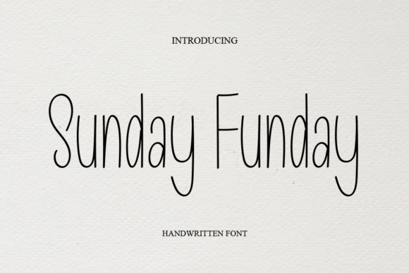 Sunday Funday Font