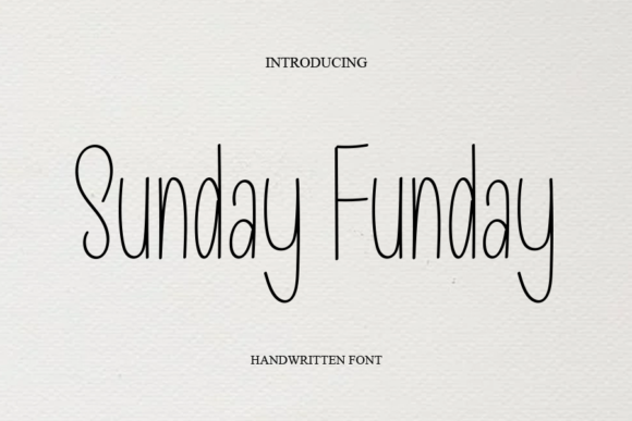 Sunday Funday Font Sunday Funday Font Poster 1
