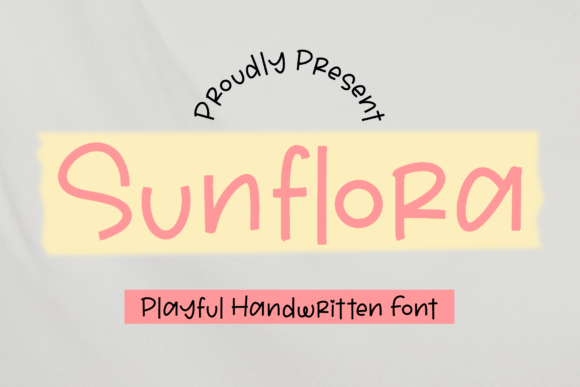 Sunflora Font Poster 1