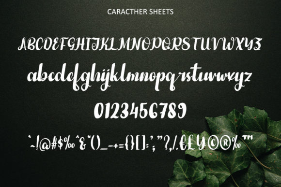 Sunflowers Bloom Font Poster 4