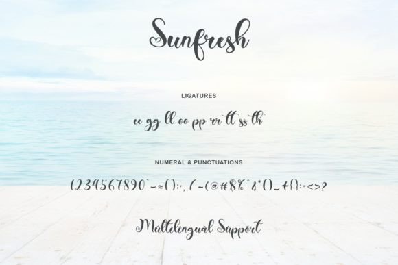 Sunfresh Font Poster 7