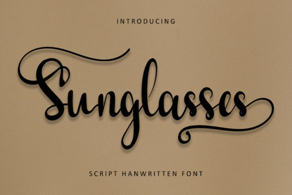 Sunglasses Font