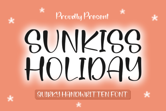 Sunkiss Holiday Font Poster 1