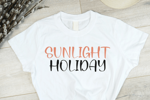 Sunkiss Holiday Font Poster 3
