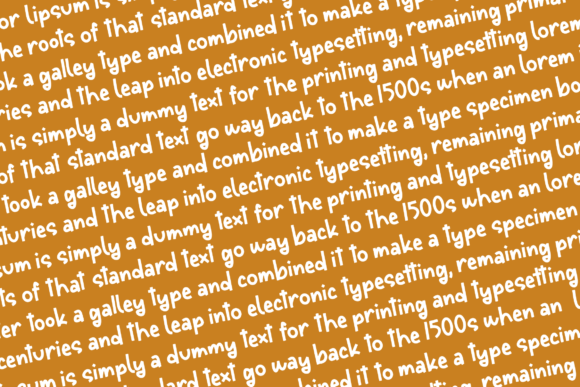 Sunkissed Font Poster 8