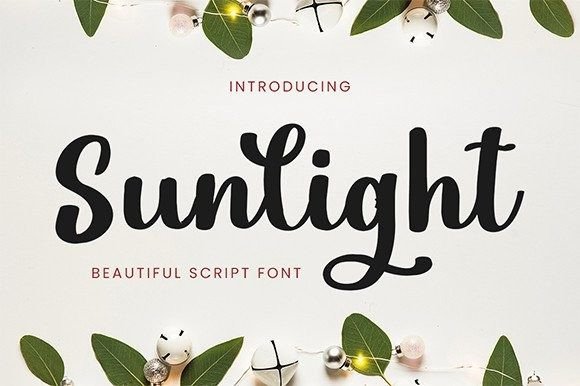 Sunlight Font Poster 1