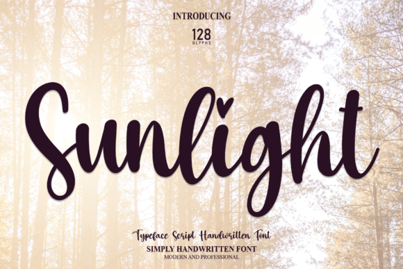 Sunlight Font Poster 1