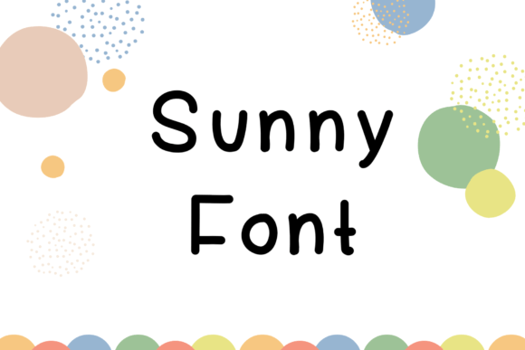 Sunny Font Poster 1