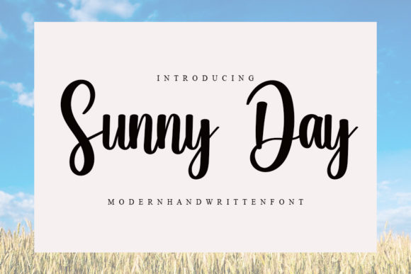 Sunny Day Font