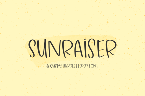 Sunraiser Font Poster 1
