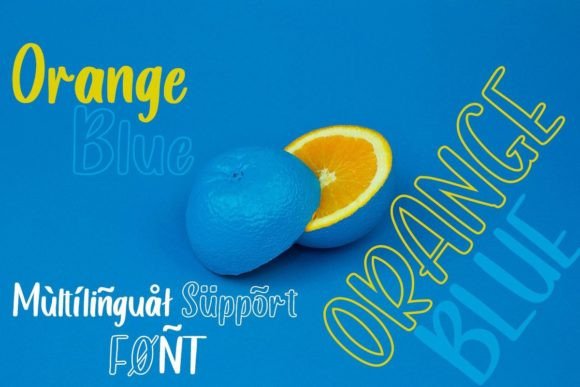 Sunrise Font Poster 2
