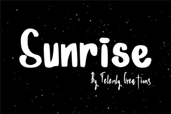 Sunrise Font