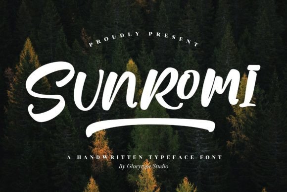 Sunromi Font Poster 1