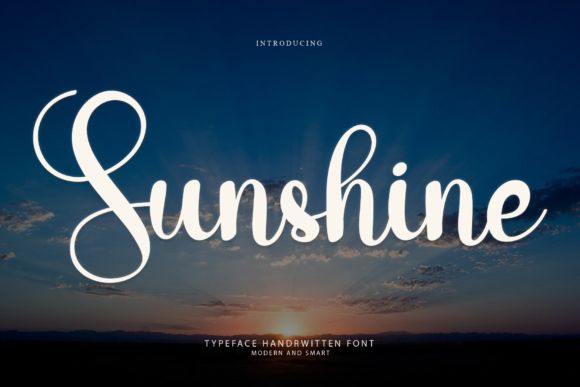 Sunshine Font Poster 1