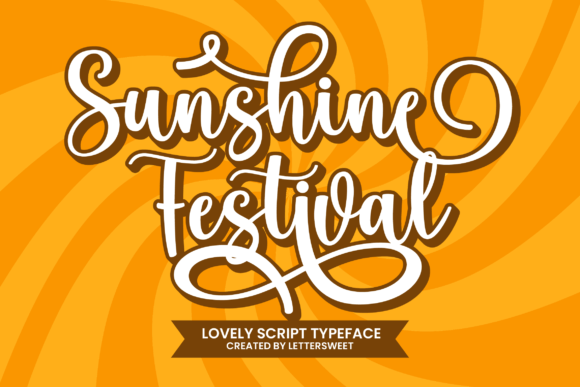 Sunshine Festival Font Poster 1