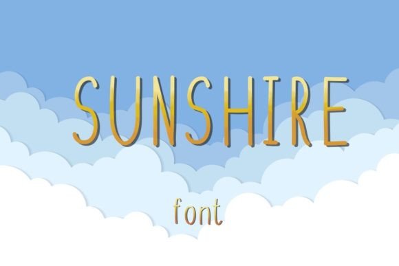 Sunshire Font Poster 1
