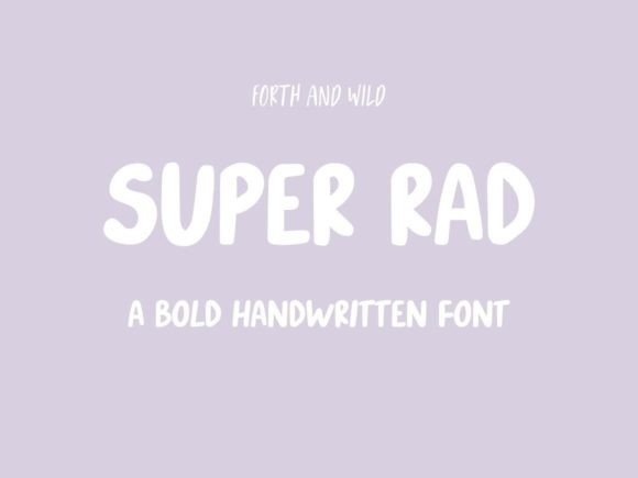 Super Rad Font