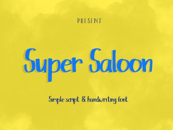 Super Saloon Font Poster 1