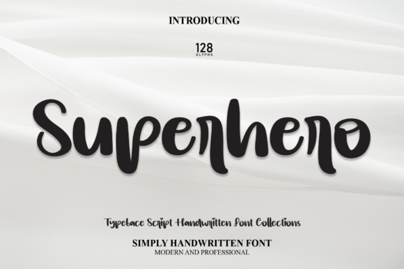 Superhero Font Poster 1