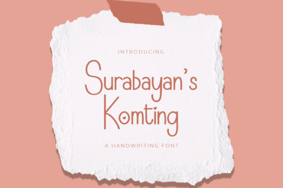 Surabayan’s Komting Font