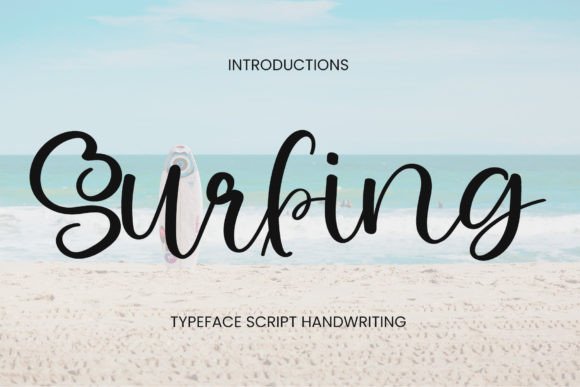 Surfing Font Poster 1