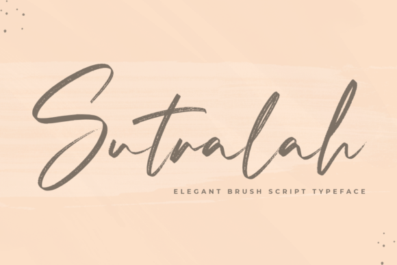 Sutralah Font Poster 1