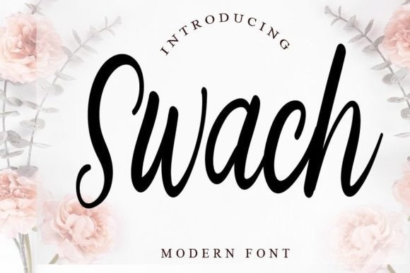 Swach Font Poster 1
