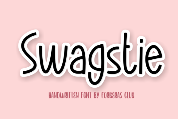 Swagstie Font Poster 1