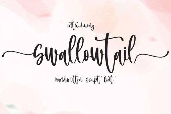 Swallowtail Font Poster 1