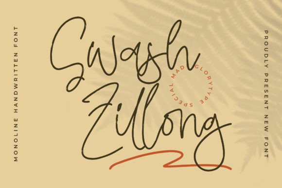 Swash Zillong Font Poster 1