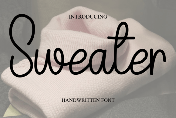 Sweater Font Poster 1