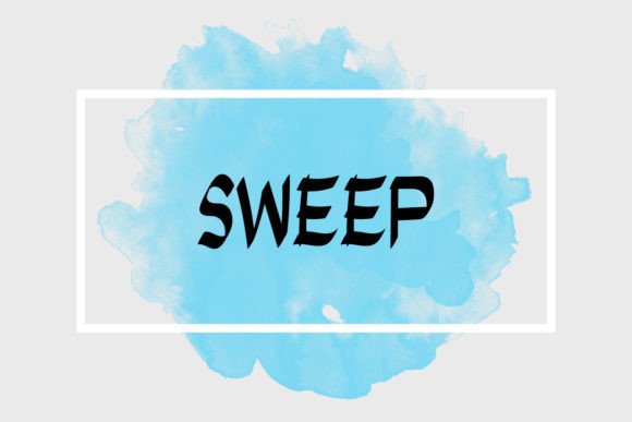 Sweep Font Poster 1