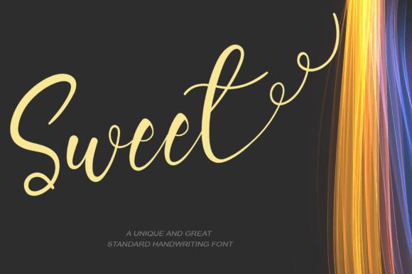 Sweet Font Poster 1