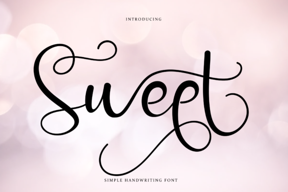 Sweet Font Poster 1