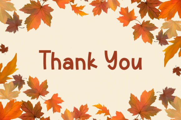 Sweet Autumn Font Poster 8
